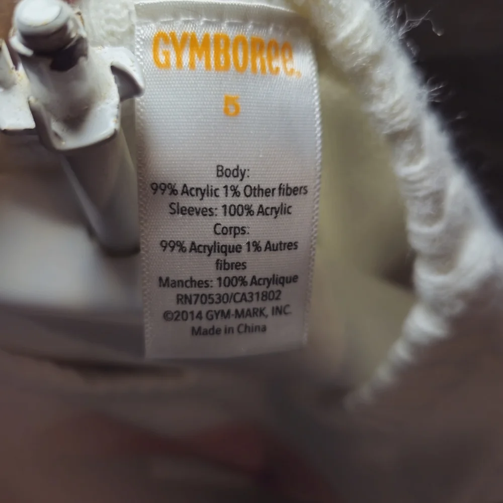 Gymboree Acrylic Knit Sweater‎ Dress Size 5 in Pink, White, Multicolor Co…